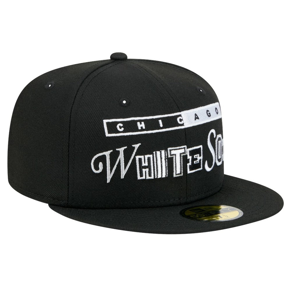 Chicago White Sox New Era Ransom 59FIFTY Fitted Hat - Black Hats