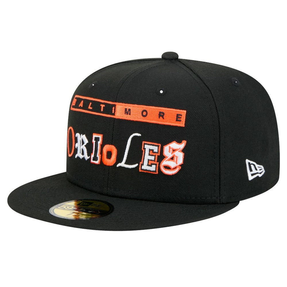 Baltimore Orioles New Era Ransom 59FIFTY Fitted Hat - Black Hats
