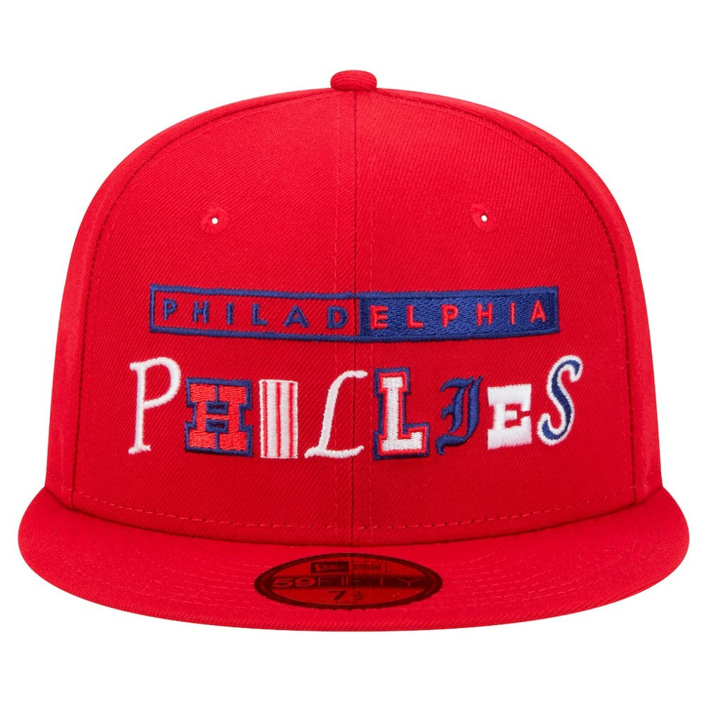 Philadelphia Phillies New Era Ransom 59FIFTY Fitted Hat - Red Hats