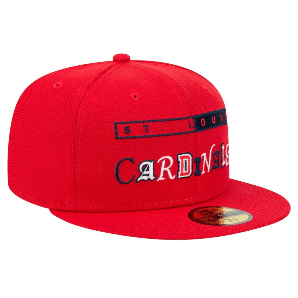 St. Louis Cardinals New Era Ransom 59FIFTY Fitted Hat - Red Hats