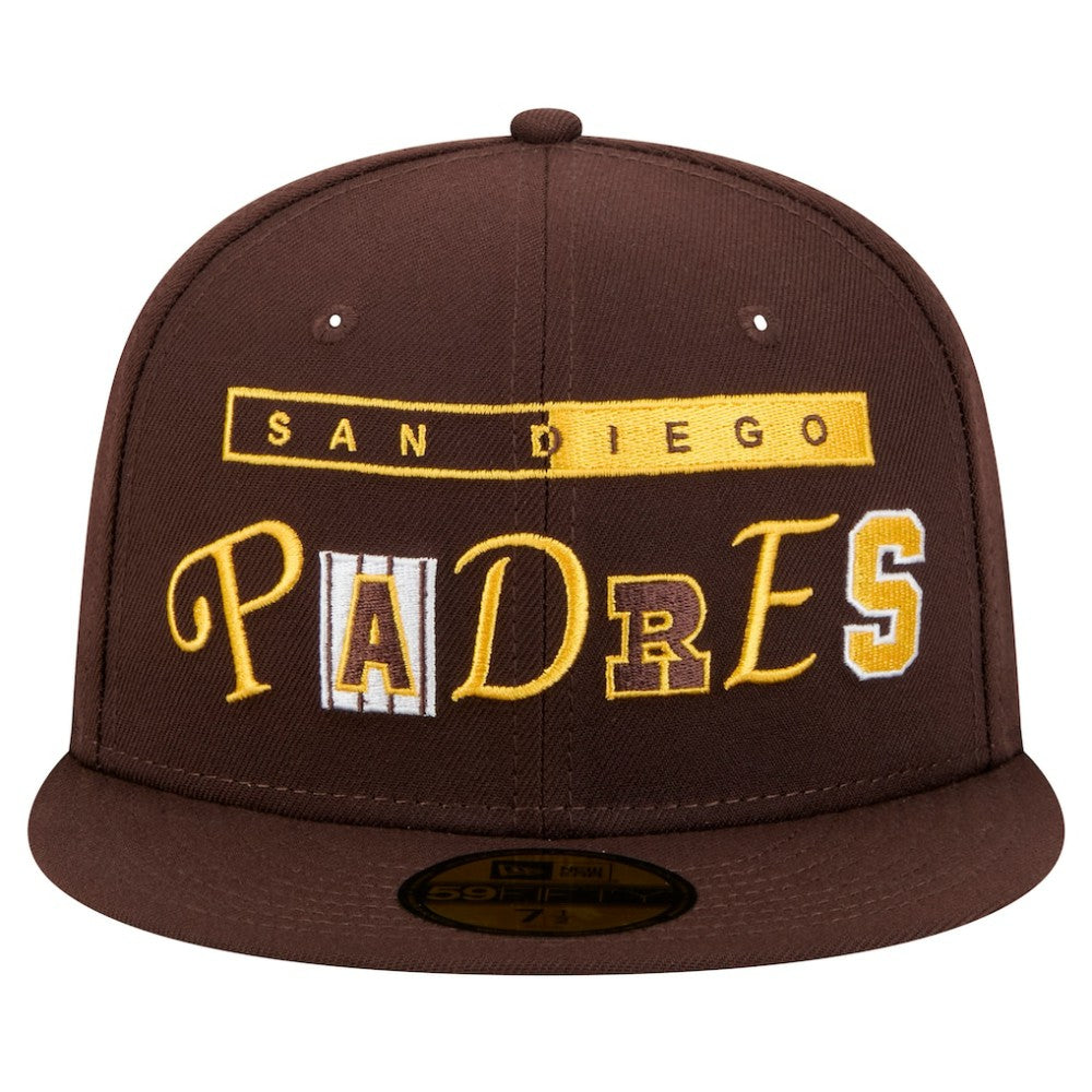 San Diego Padres New Era Ransom 59FIFTY Fitted Hat - Brown Hats