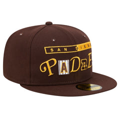 San Diego Padres New Era Ransom 59FIFTY Fitted Hat - Brown Hats