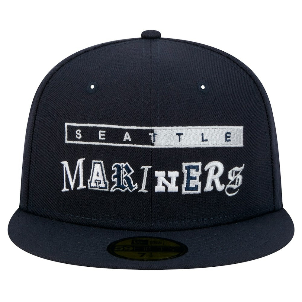Seattle Mariners New Era Ransom 59FIFTY Fitted Hat - Navy Hats