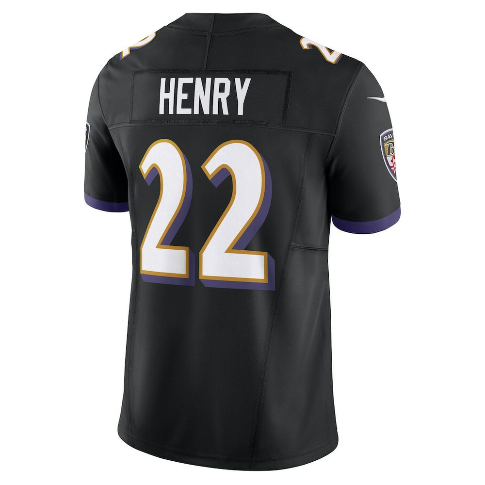 Derrick Henry Baltimore Ravens Vapor F.U.S.E. Limited Jersey Black