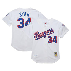 Nolan Ryan Texas Rangers Mitchell & Ness 1993 Cooperstown Collection Authentic Jersey - White Jerseys