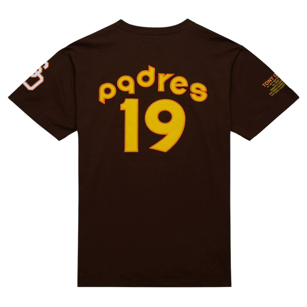 Tony Gwynn San Diego Padres Mitchell & Ness Legends Photo Real T-Shirt - Brown T-shirts