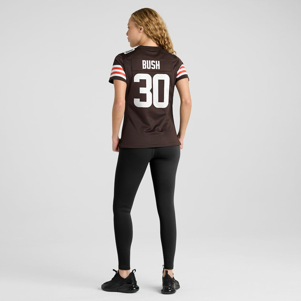 Devin Bush Cleveland Browns Women's Game Jersey Brown