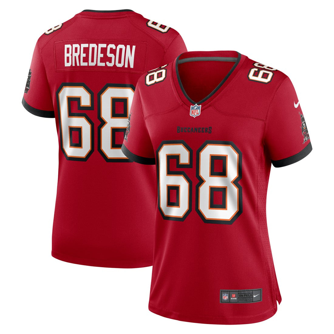 Ben Bredeson Tampa Bay Buccaneers Women's Game Jersey Red