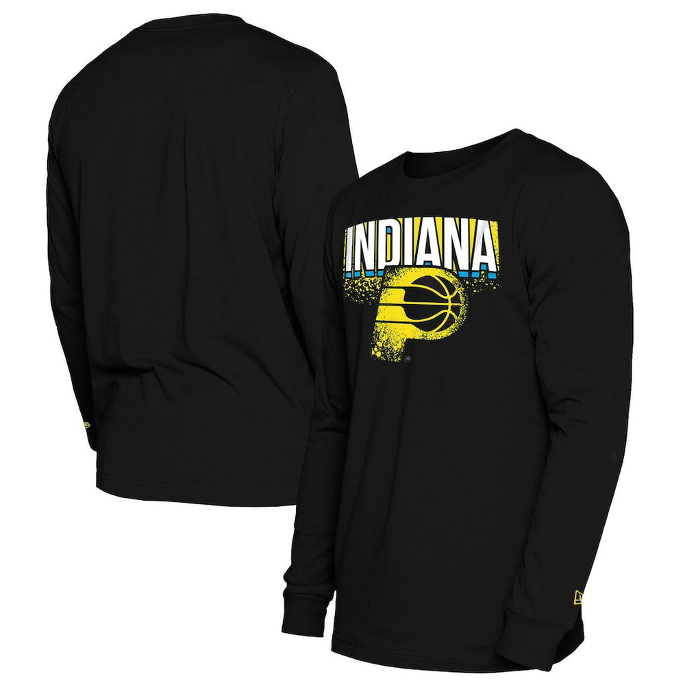 Indiana Pacers 2024/25 City Edition Long Sleeve T-Shirt Black