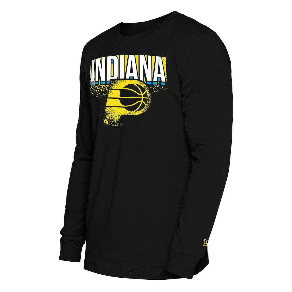 Indiana Pacers 2024/25 City Edition Long Sleeve T-Shirt Black