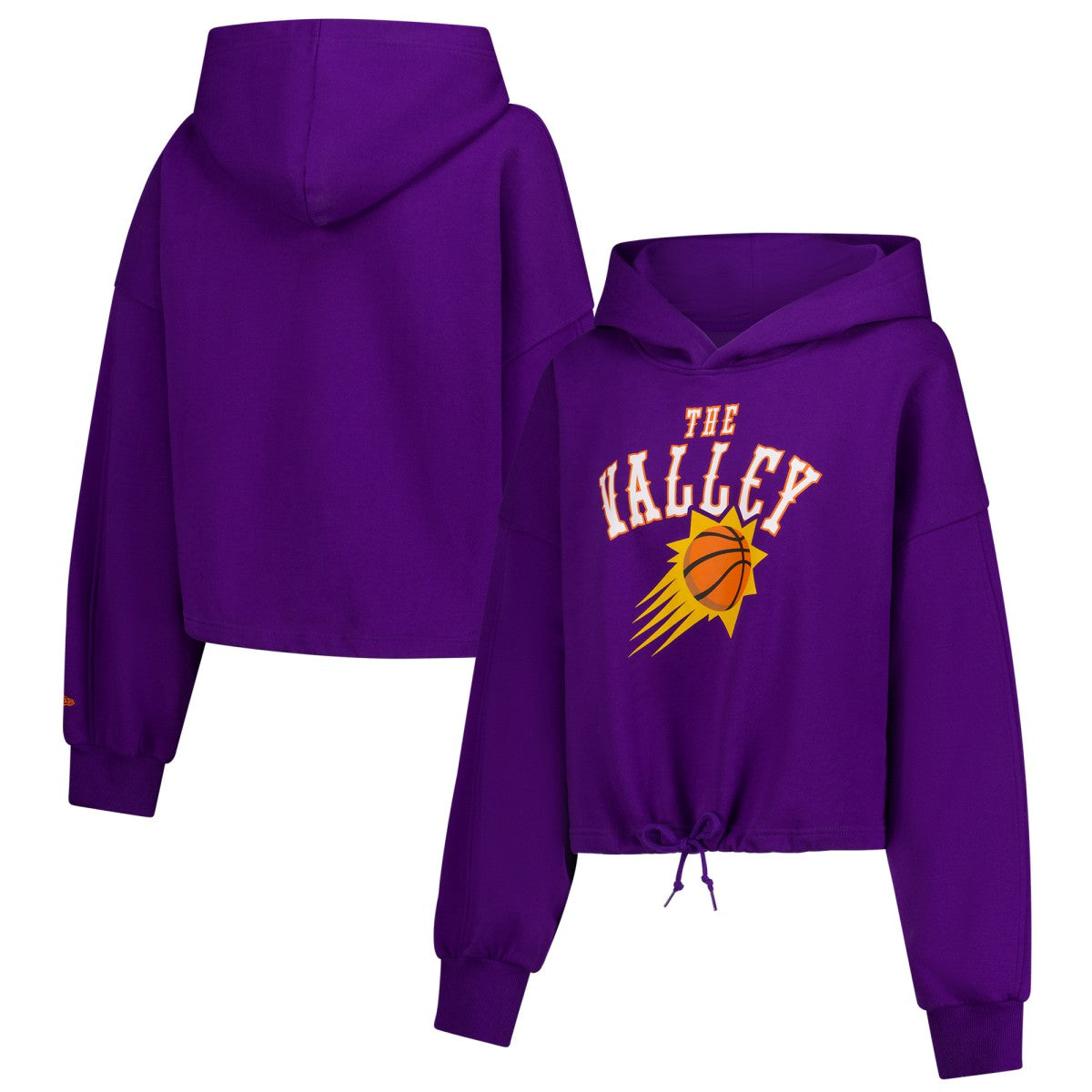 Phoenix Suns Women's 2024/25 City Edition Cropped Pullover Hoodie Purple