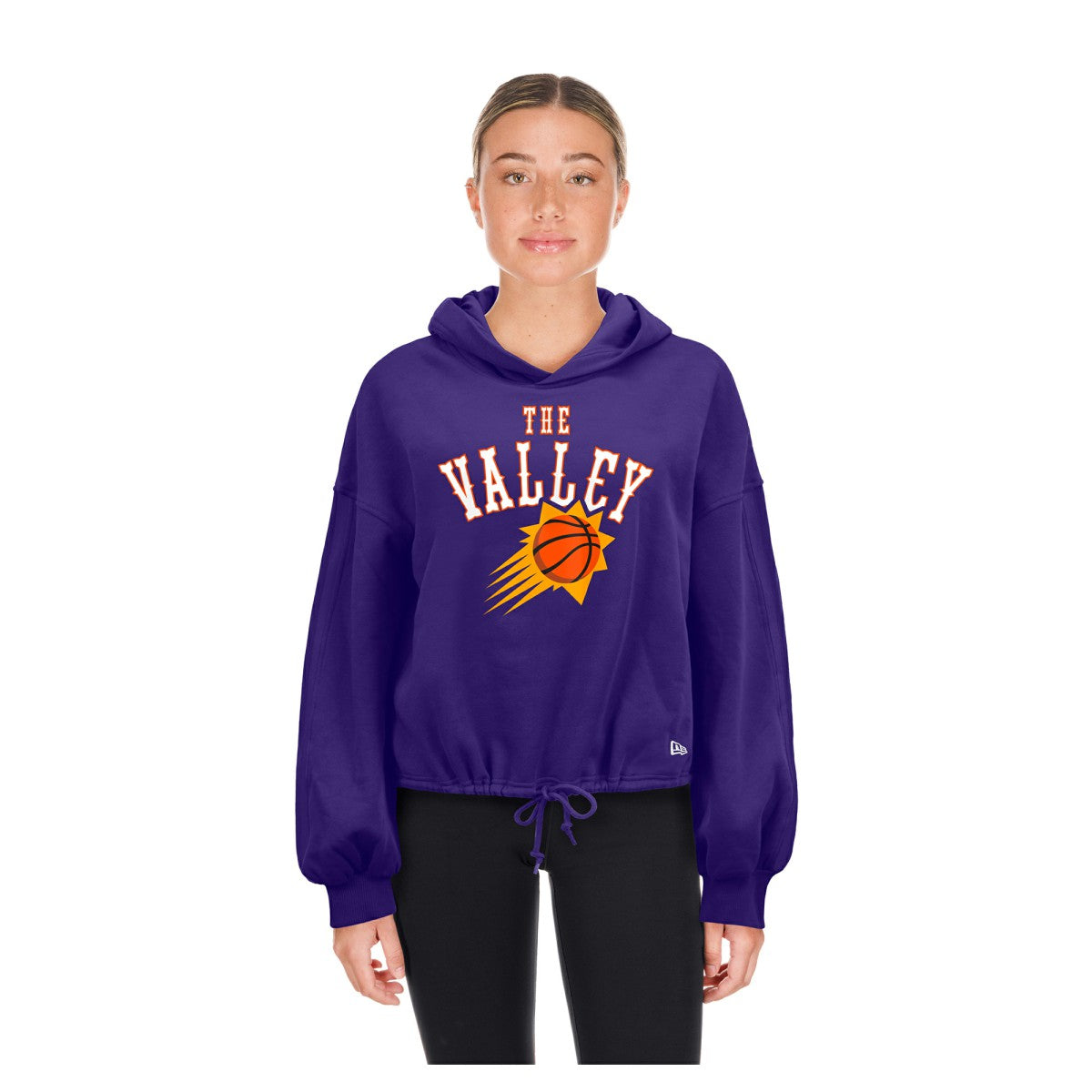 Phoenix Suns Women's 2024/25 City Edition Cropped Pullover Hoodie Purple