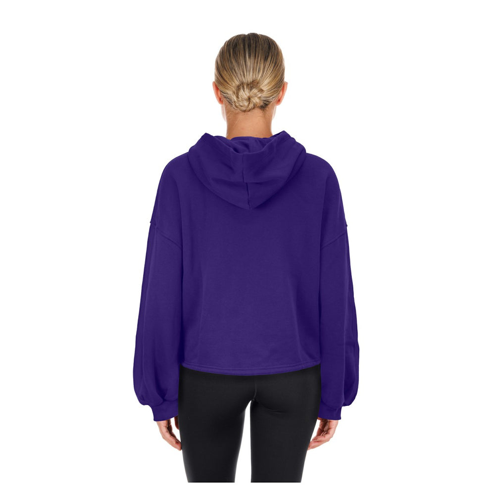 Phoenix Suns Women's 2024/25 City Edition Cropped Pullover Hoodie Purple