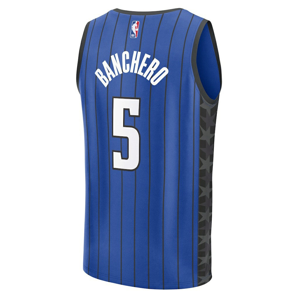 Paolo Banchero Orlando Magic Fast Break Replica Player Jersey Statement Edition Blue