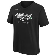 Boston Celtics Youth 2024 NBA Playoffs Mantra T-Shirt Black