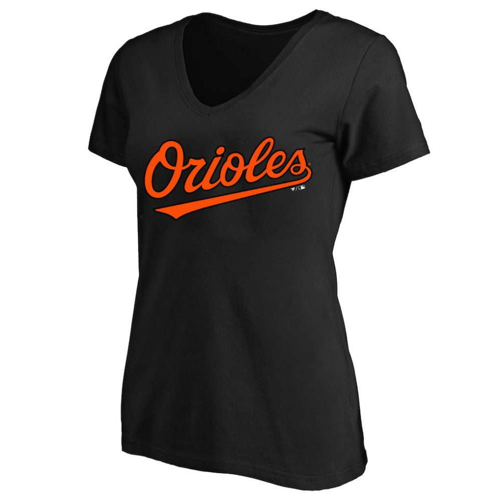 Jackson Holliday Baltimore Orioles Women's Plus Size Name & Number V-Neck T-Shirt - Black T-shirts