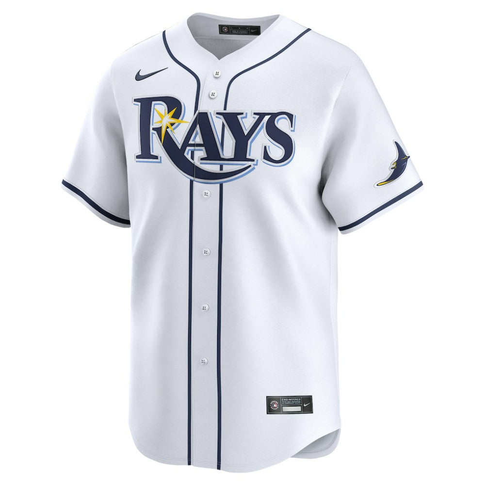 Junior Caminero Tampa Bay Rays Nike Youth Home Limited Player Jersey - White Jerseys
