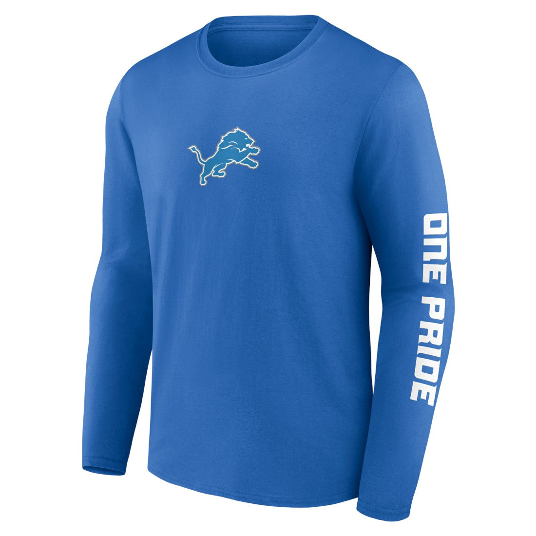 Detroit Lions One Pride Long Sleeve T-Shirt Blue