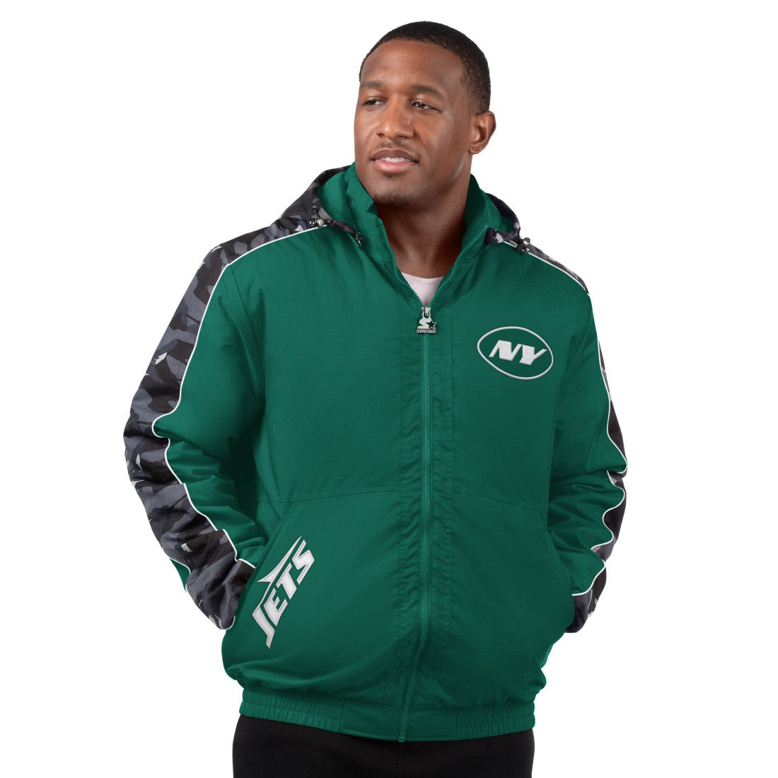 New York Jets Starter Thursday Night Gridiron Full-Zip Jacket Green
