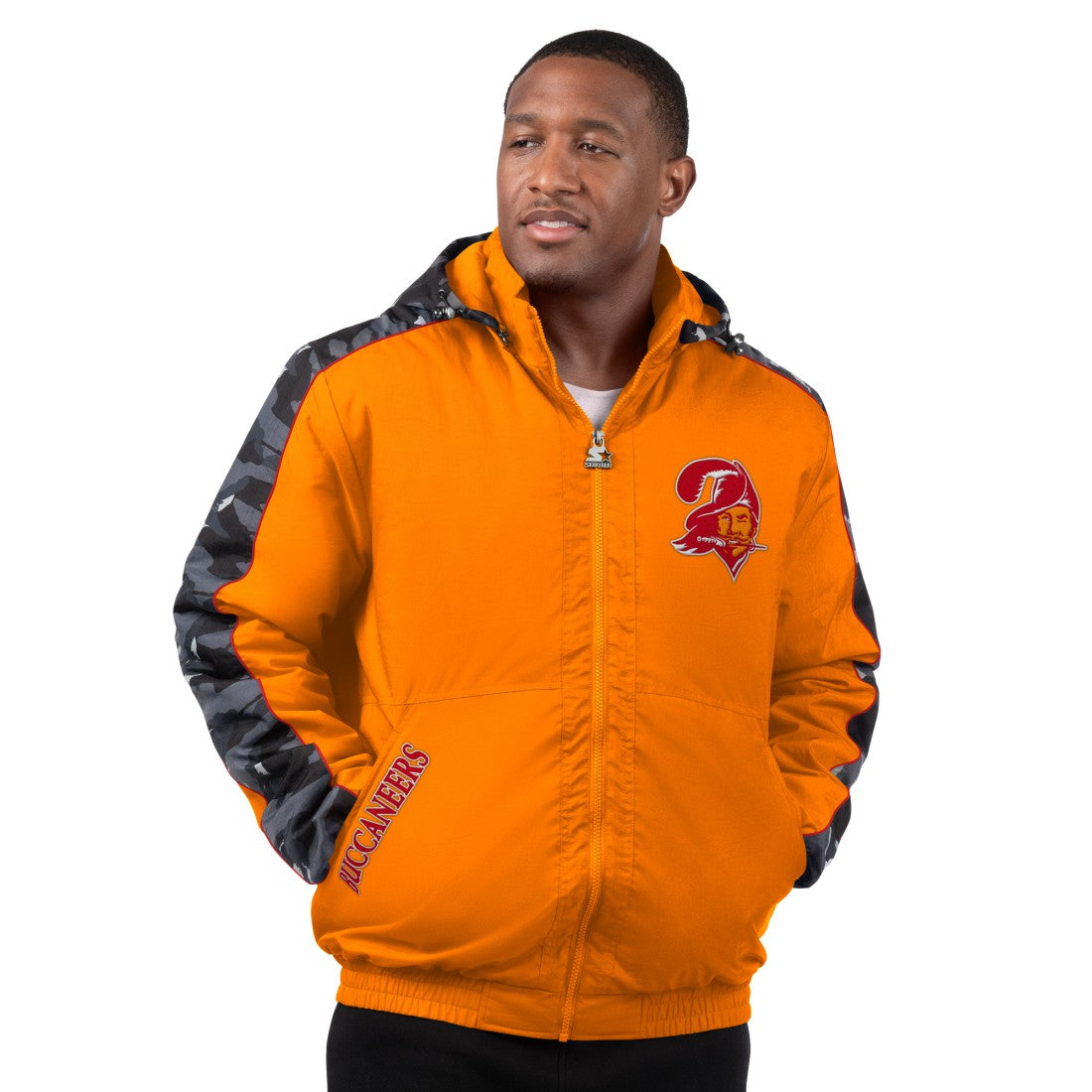 Tampa Bay Buccaneers Starter Thursday Night Gridiron Full-Zip Hoodie Jacket Orange
