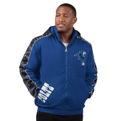 Indianapolis Colts Starter Thursday Night Gridiron Full-Zip Hoodie Jacket Royal