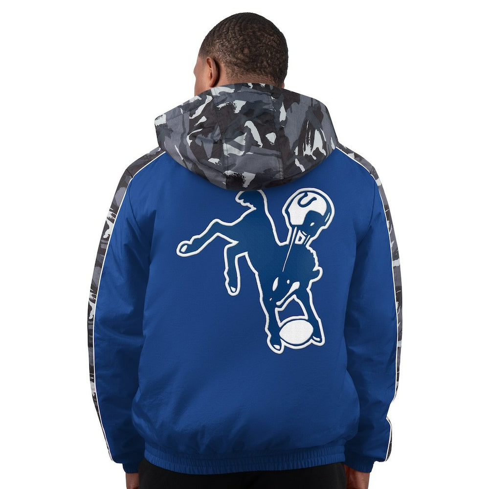 Indianapolis Colts Starter Thursday Night Gridiron Full-Zip Hoodie Jacket Royal