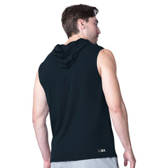 Chicago Bears MSX by Michael Strahan Action Sleeveless Pullover Hoodie Navy