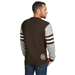 Cleveland Browns Tommy Hilfiger Acrylic Crewneck Pullover Sweater Brown/Heather Gray