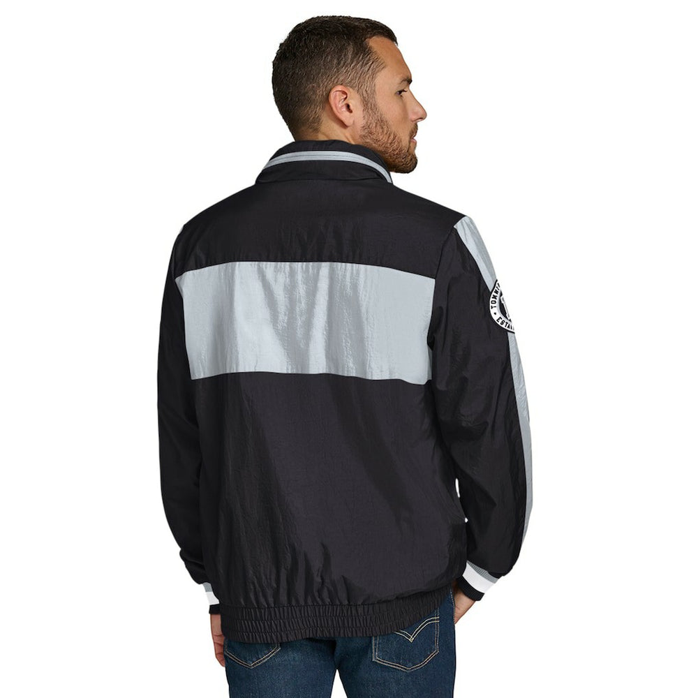 Las Vegas Raiders Tommy Hilfiger Gael Lightweight Half-Zip Hoodie Jacket Black