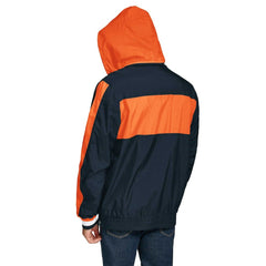 Chicago Bears Tommy Hilfiger Gael Lightweight Half-Zip Pullover Hoodie Jacket Navy