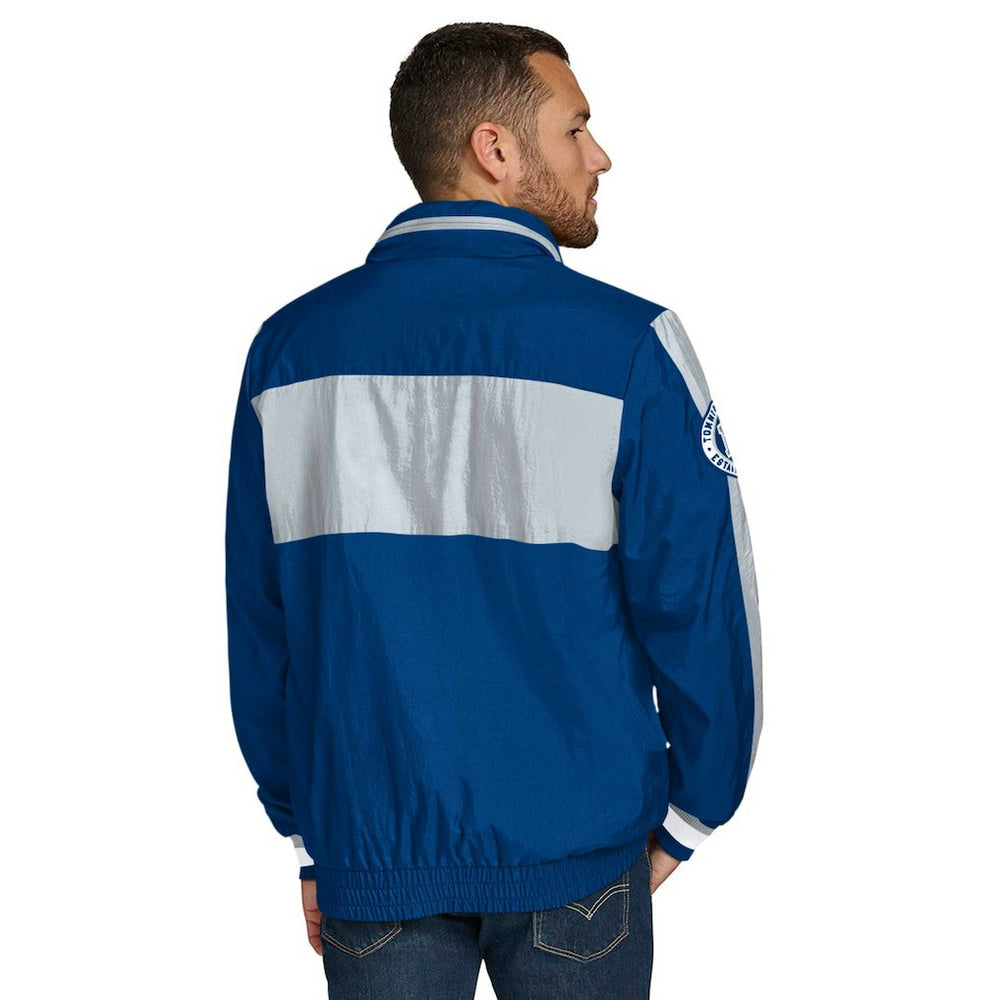 Indianapolis Colts Tommy Hilfiger Gael Lightweight Half-Zip Pullover Hoodie Jacket Royal