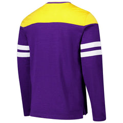 Minnesota Vikings G-III Sports by Carl Banks Adaptive Hail Mary Long Sleeve T-Shirt Purple/Gold