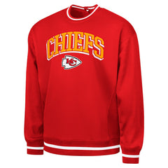 Kansas City Chiefs G-III Sports by Carl Banks Adaptive Blocker Fleece Pullover Sweatshirt Red