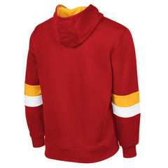 Kansas City Chiefs G-III Sports by Carl Banks Adaptive Faceoff Pullover Hoodie Red/Gold