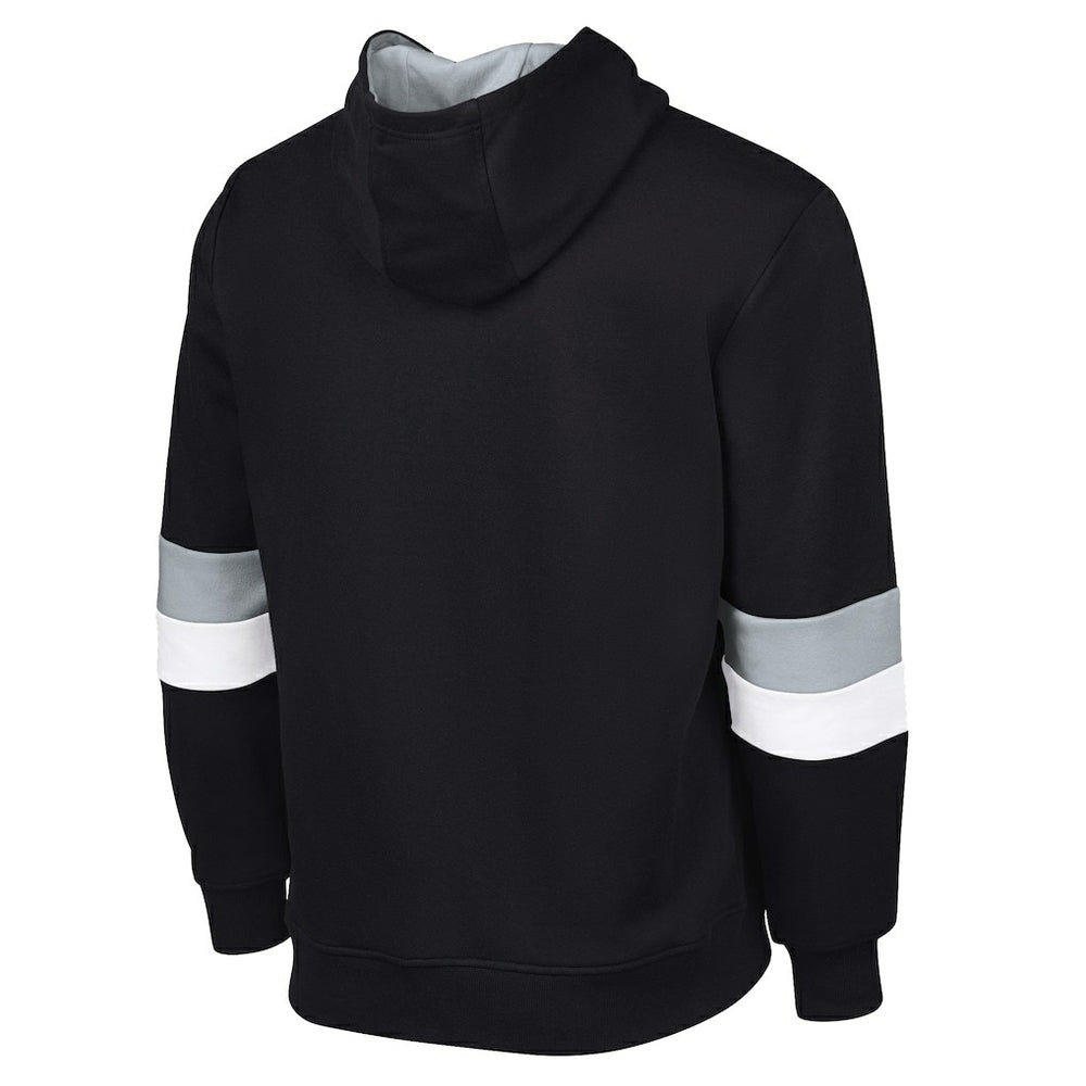 Las Vegas Raiders G-III Sports by Carl Banks Adaptive Faceoff Pullover Hoodie Black/Silver