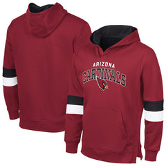 Arizona Cardinals G-III Sports by Carl Banks Adaptive Faceoff Pullover Hoodie Cardinal/Black