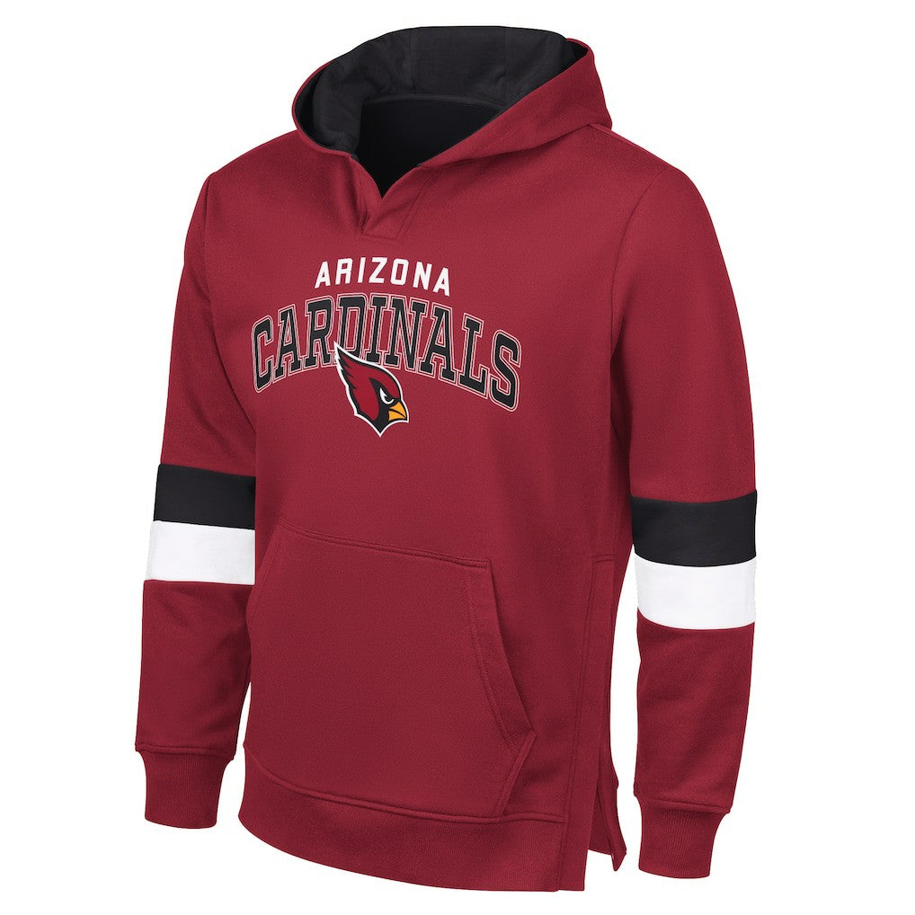 Arizona Cardinals G-III Sports by Carl Banks Adaptive Faceoff Pullover Hoodie Cardinal/Black