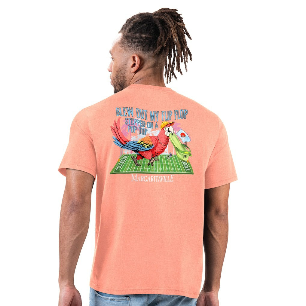 Cleveland Browns Margaritaville Flip Flop T-Shirt Orange