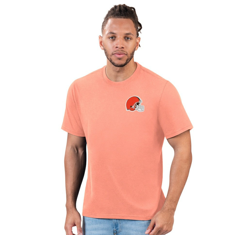 Cleveland Browns Margaritaville Flip Flop T-Shirt Orange