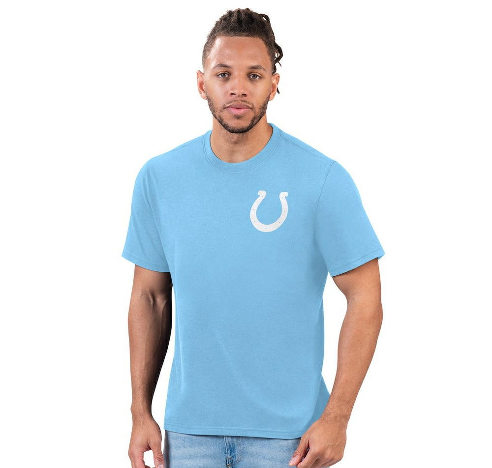Indianapolis Colts Margaritaville Flip Flop T-Shirt Light Blue