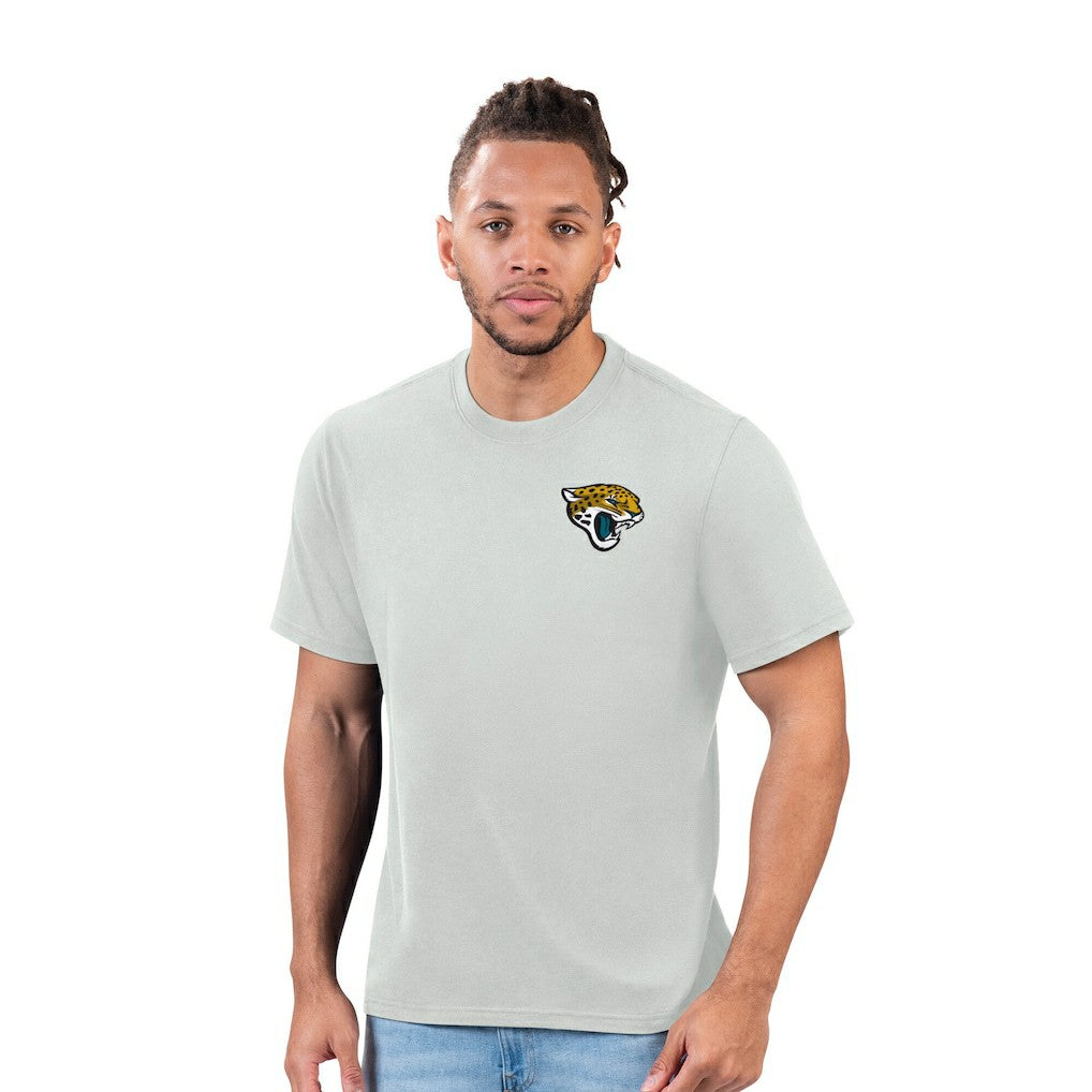 Jacksonville Jaguars Margaritaville Flip Flop T-Shirt Gray