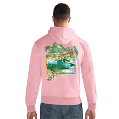 Tampa Bay Buccaneers Margaritaville Time Flies Garment Dyed Pullover Hoodie Orange