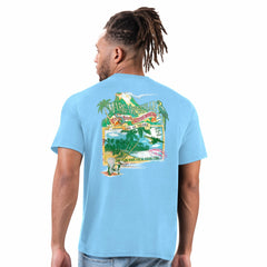 Houston Texans Margaritaville Time Flies T-Shirt Light Blue