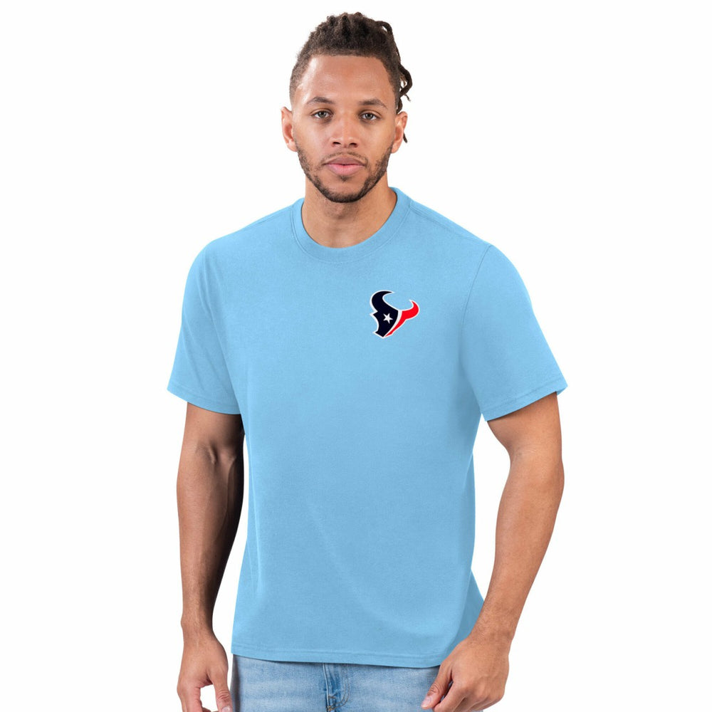 Houston Texans Margaritaville Time Flies T-Shirt Light Blue