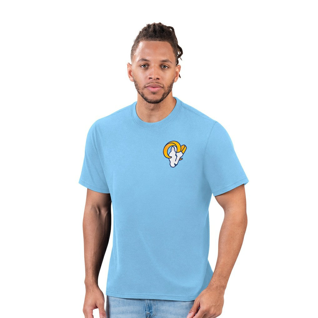 Los Angeles Rams Margaritaville Time Flies T-Shirt Light Blue