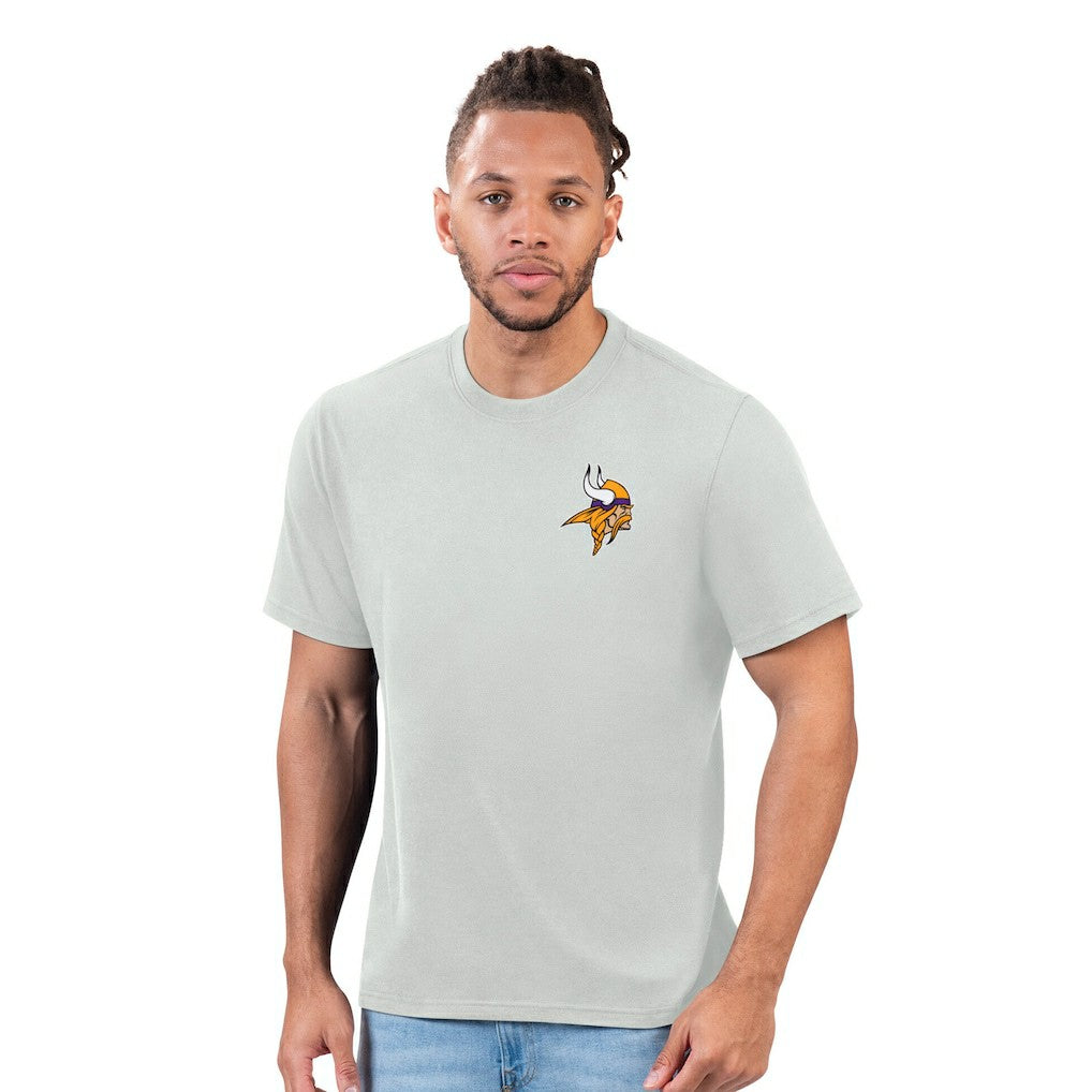 Minnesota Vikings Margaritaville Time Flies T-Shirt Gray