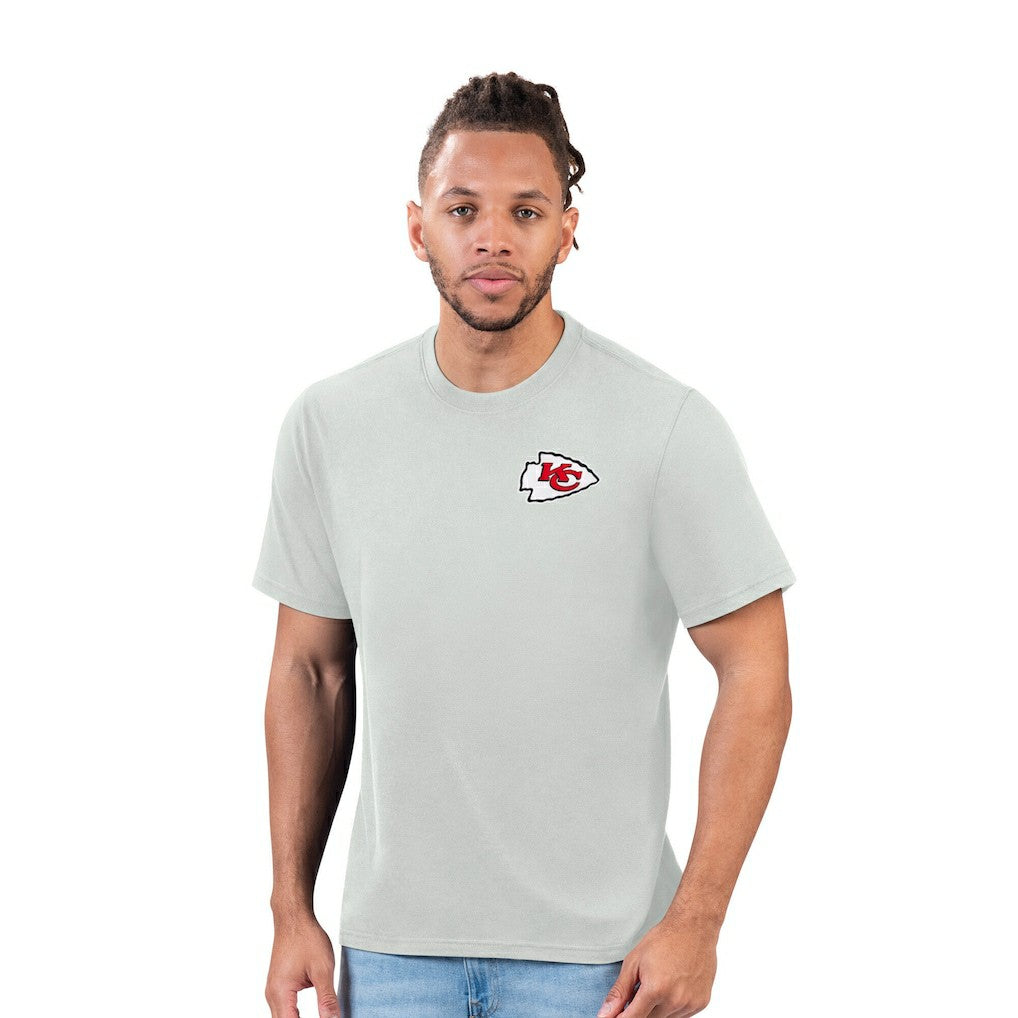 Kansas City Chiefs Margaritaville Time Flies T-Shirt Gray