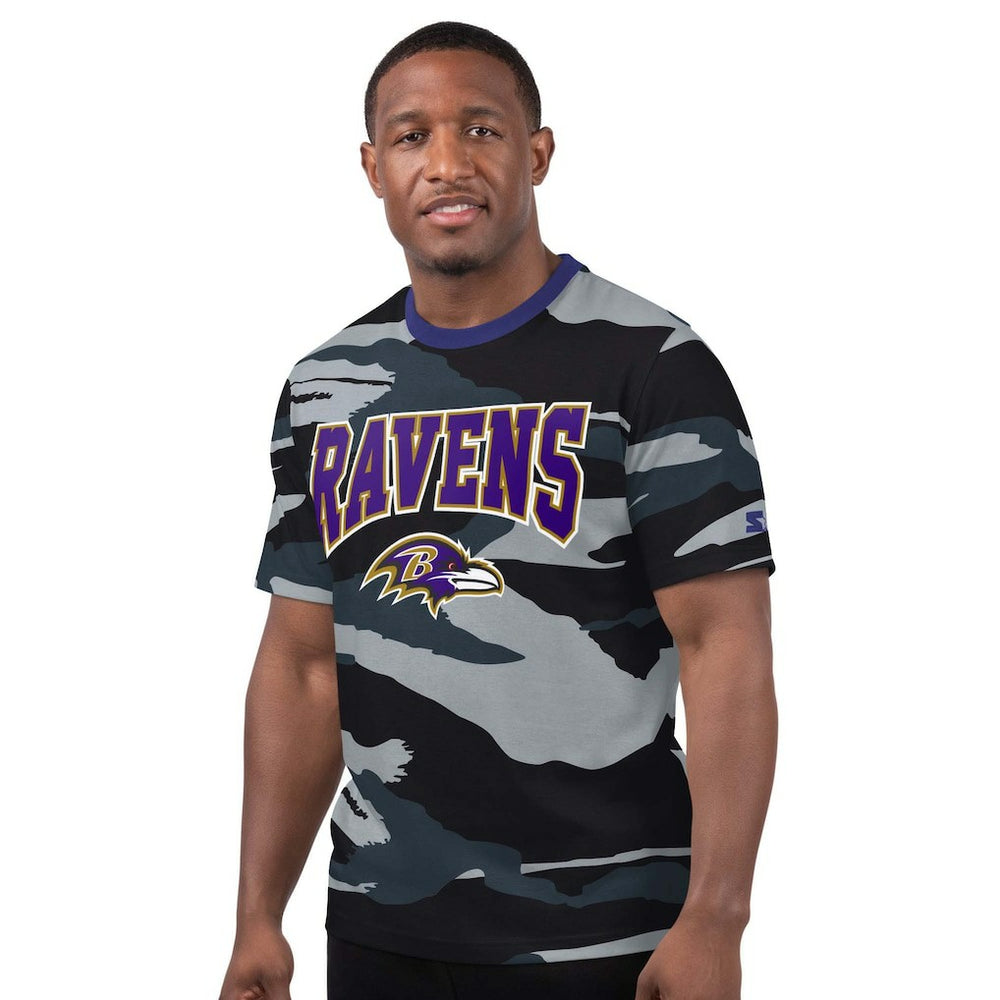 Baltimore Ravens Starter Thursday Night Gridiron T-Shirt Gray