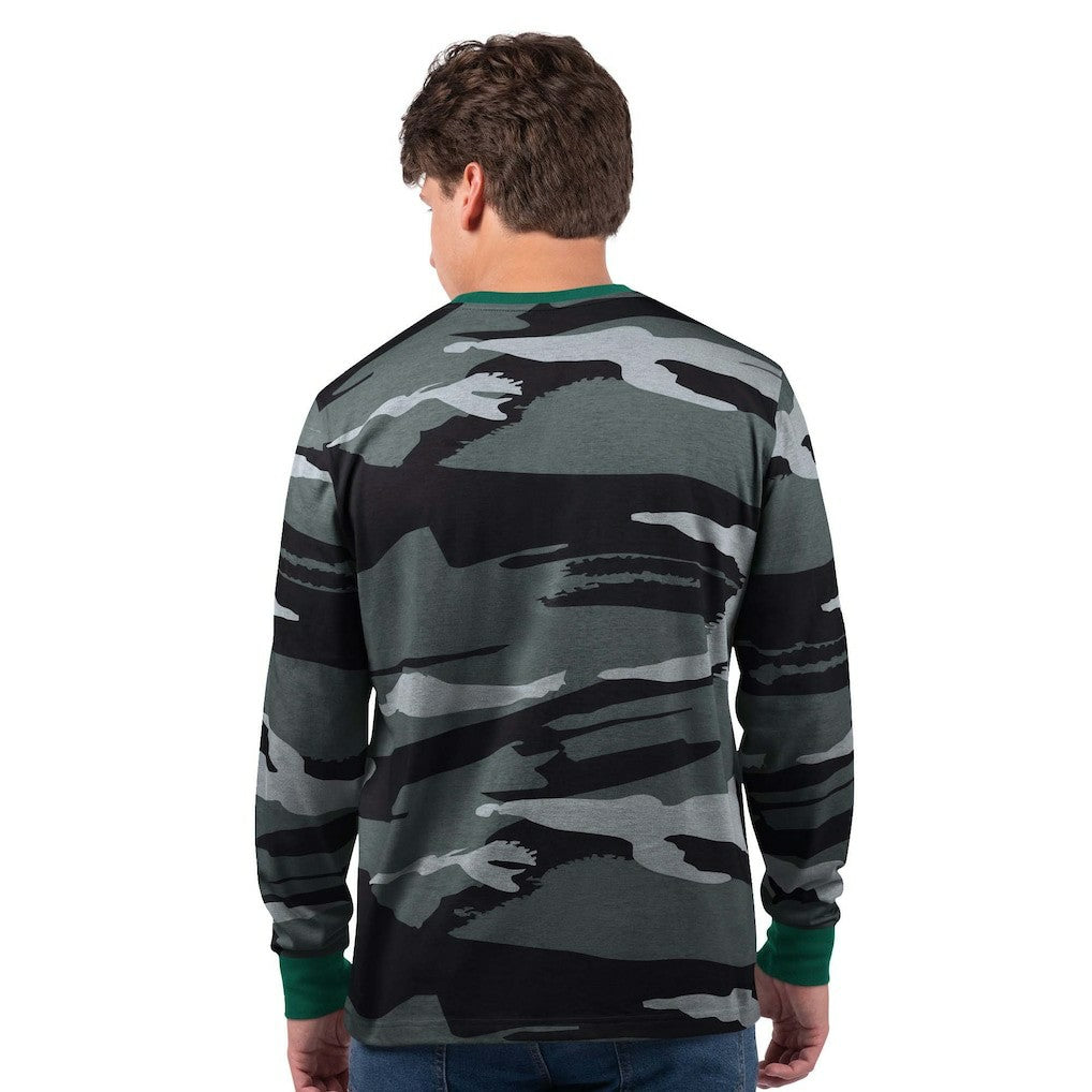 New York Jets Starter Thursday Night Gridiron Long Sleeve T-Shirt- Gray