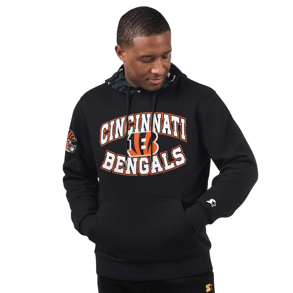 Cincinnati Bengals Starter Thursday Night Gridiron Pullover Hoodie Black